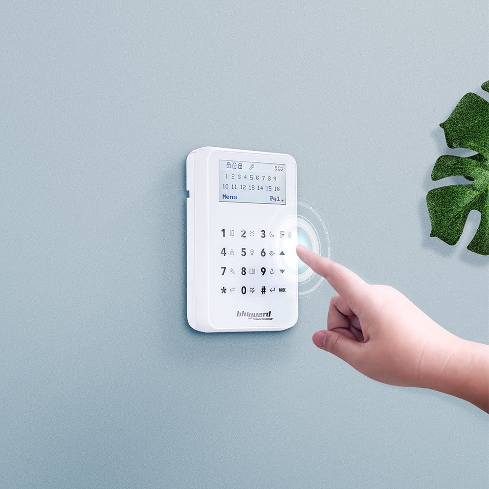 Secure your house in a single touch with Blueguard